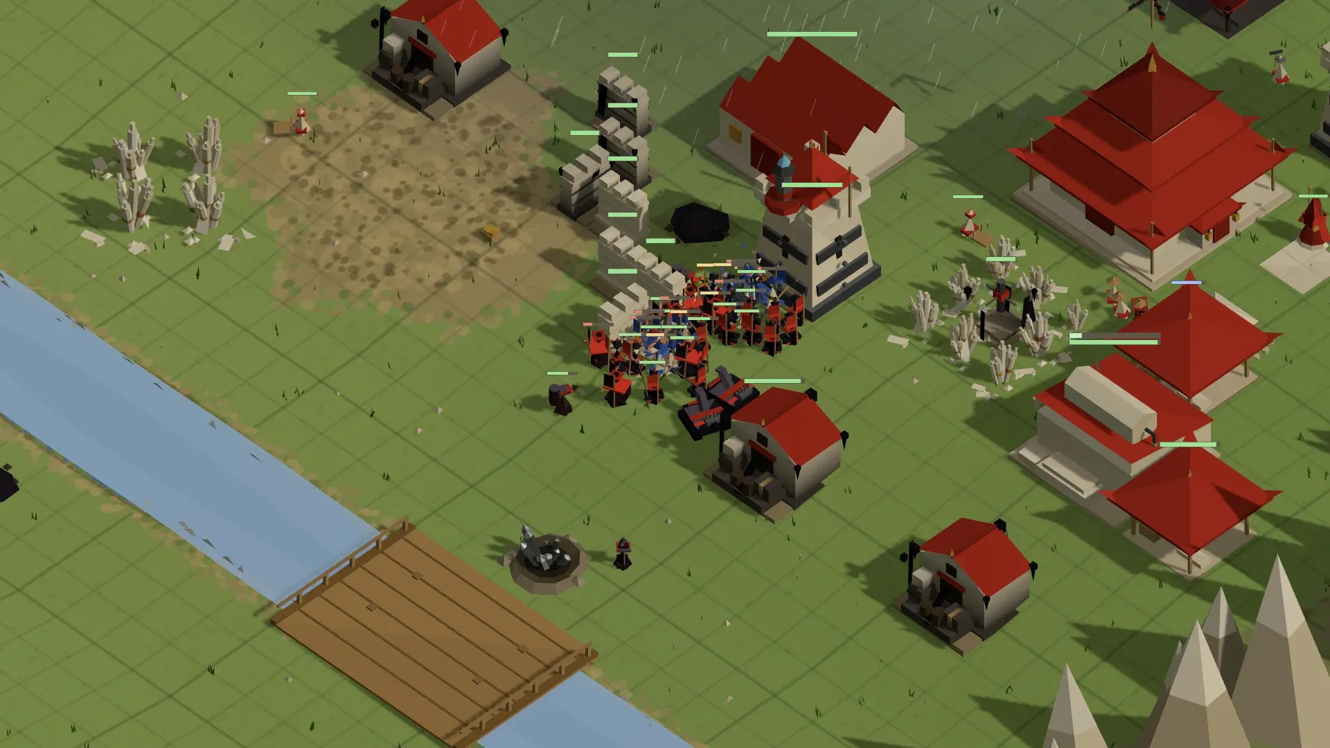 Storming the wall line